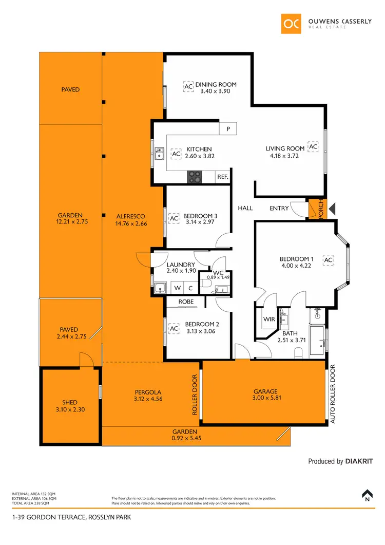 Floorplan of Homely house listing, 1/39 Gordon Terrace, Rosslyn Park SA 5072