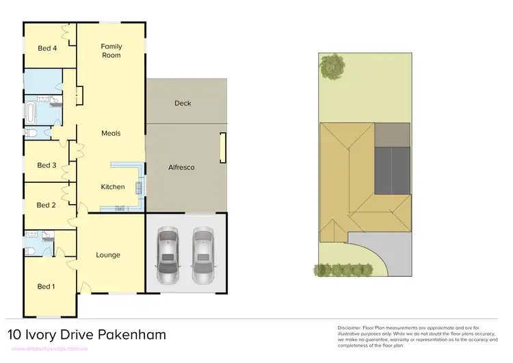 Floorplan of Homely house listing, 10 Ivory Drive, Pakenham VIC 3810