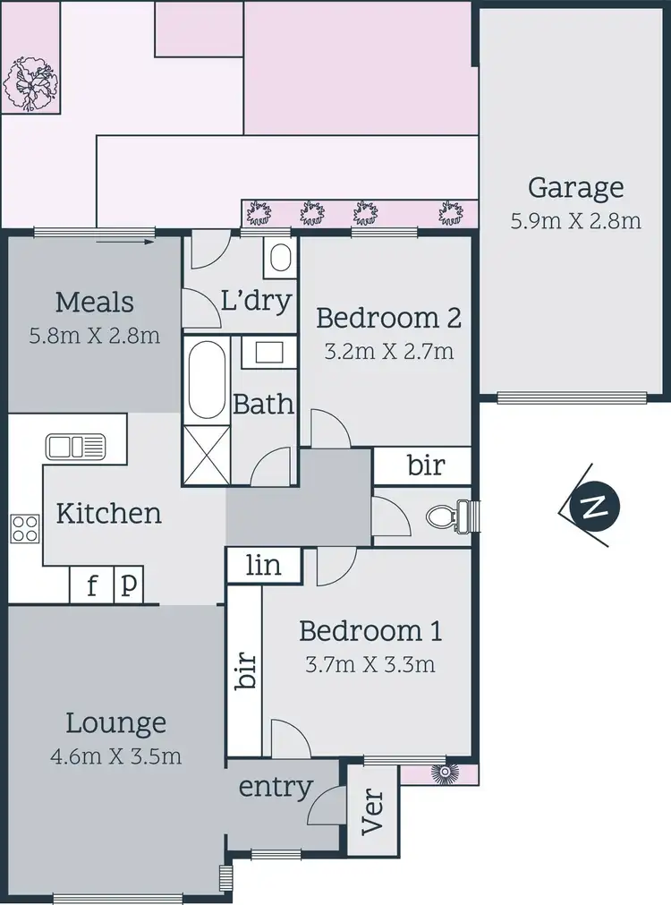 Floorplan of Homely unit listing, 13/24 Tyler Street, Preston VIC 3072