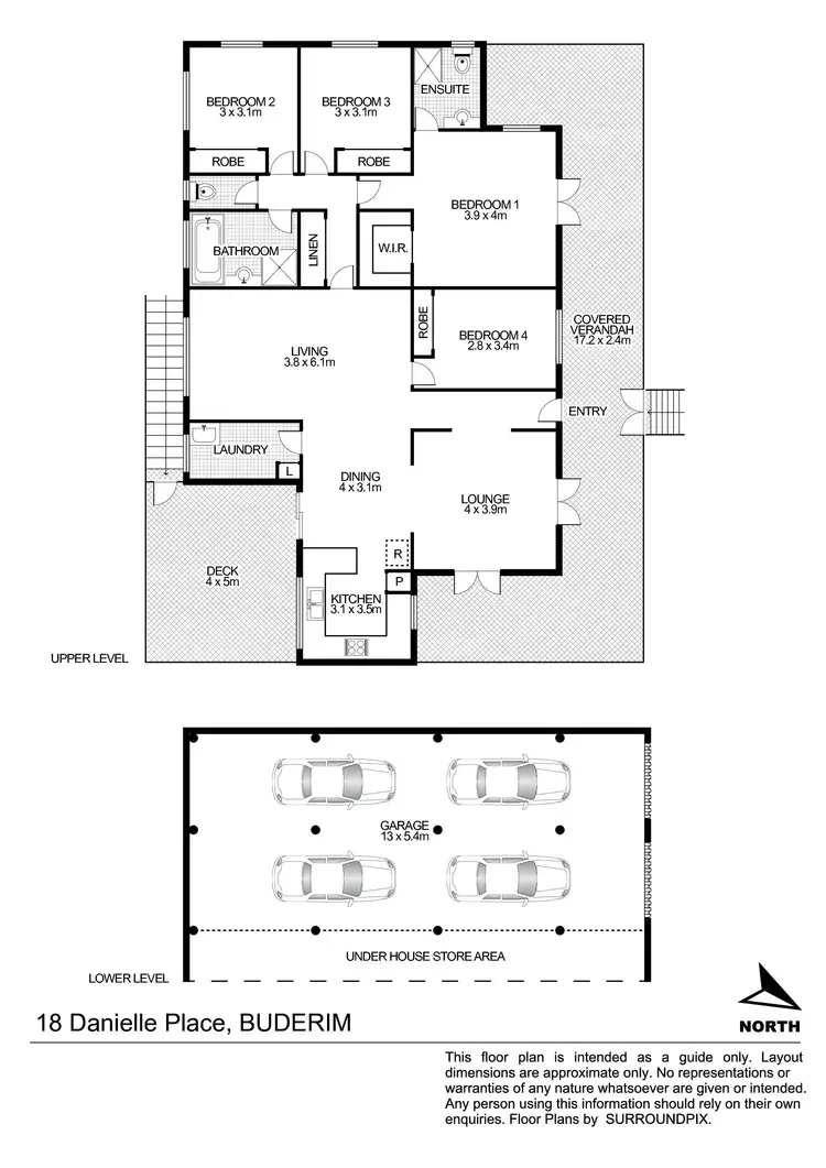 Floorplan of Homely house listing, 18 Danielle Place, Buderim QLD 4556