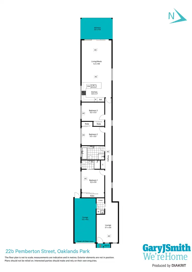 Floorplan of Homely house listing, 22b Pemberton Street, Oaklands Park SA 5046