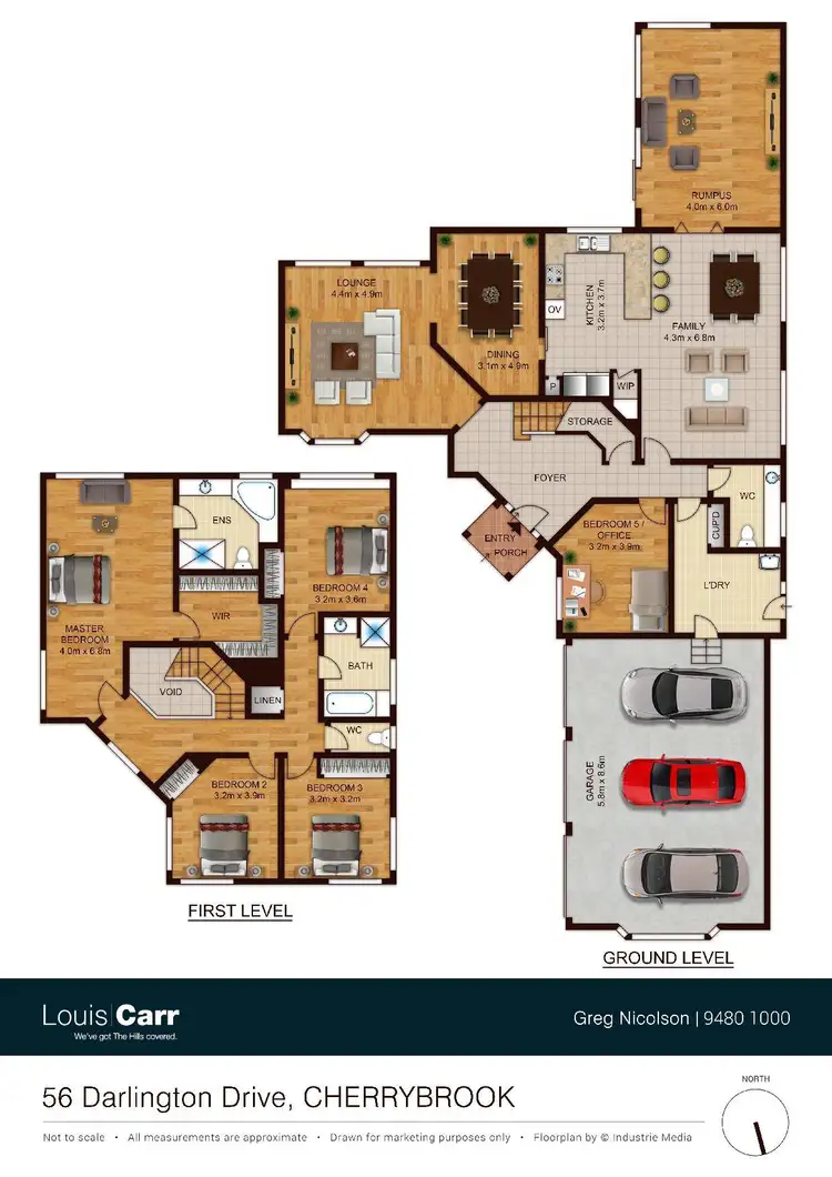 Floorplan of Homely house listing, 56 Darlington Drive, Cherrybrook NSW 2126
