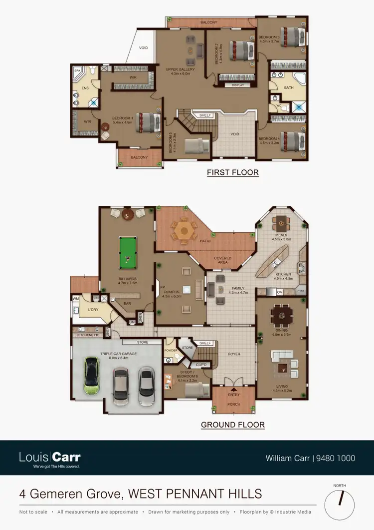 Floorplan of Homely house listing, 4 Gemeren Grove, West Pennant Hills NSW 2125