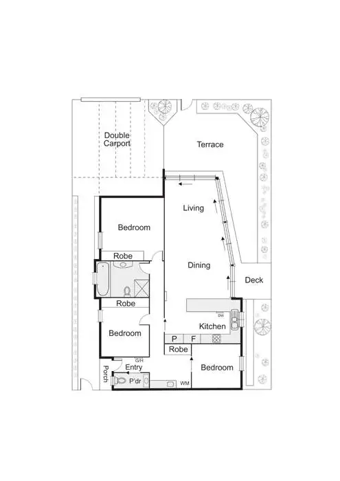 Floorplan of Homely house listing, 20A Wave Street, Elwood VIC 3184