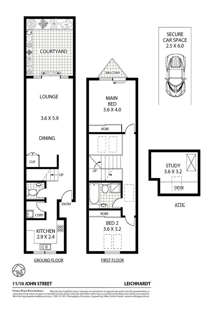 Floorplan of Homely house listing, 11/10-14 John Street, Leichhardt NSW 2040