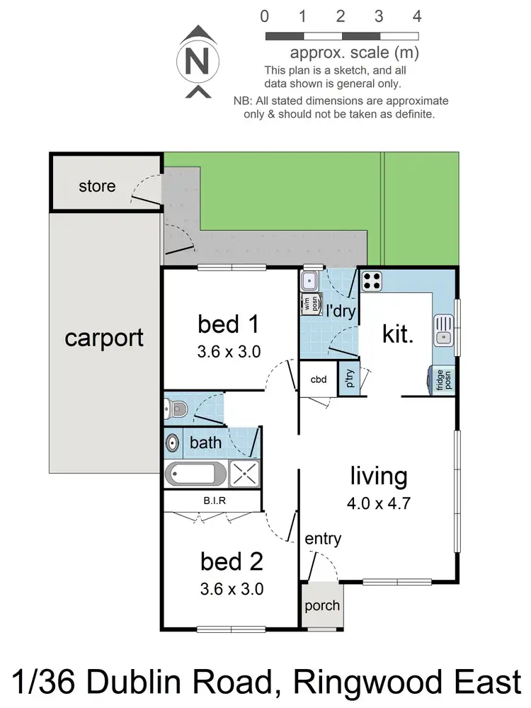 Floorplan of Homely house listing, 1/36 Dublin Road, Ringwood East VIC 3135