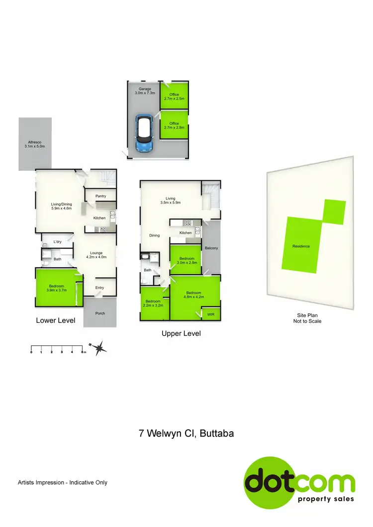 Floorplan of Homely house listing, 7 Welwyn Close, Buttaba NSW 2283