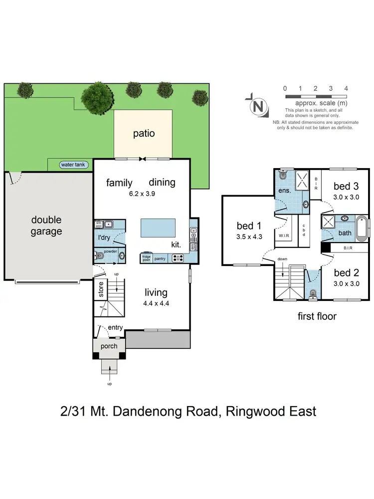 Floorplan of Homely townhouse listing, 2/31 Mt Dandenong Road, Ringwood East VIC 3135