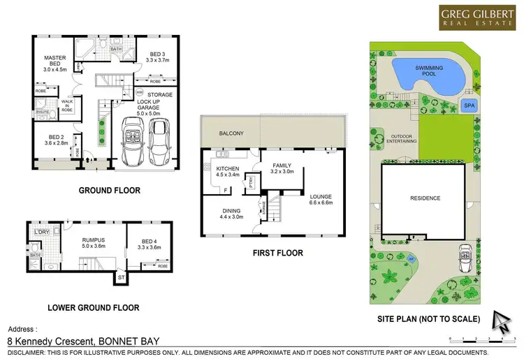 Floorplan of Homely house listing, 8 Kennedy Crescent, Bonnet Bay NSW 2226