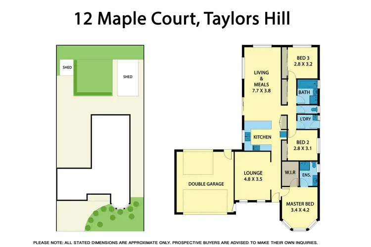 Floorplan of Homely house listing, 12 Maple Court, Taylors Hill VIC 3037