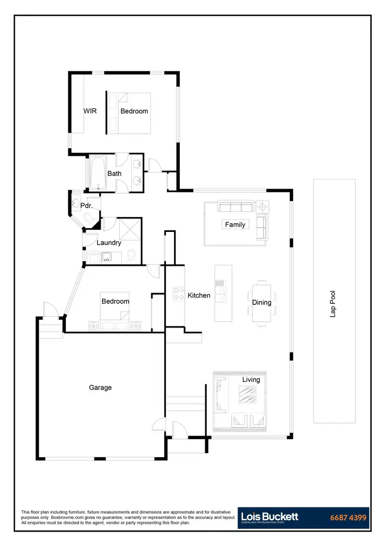 Floorplan of Homely villa listing, 2A Walsh Place, Cumbalum NSW 2478