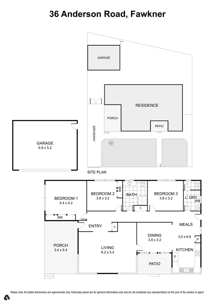 Floorplan of Homely house listing, 36 Anderson Road, Fawkner VIC 3060