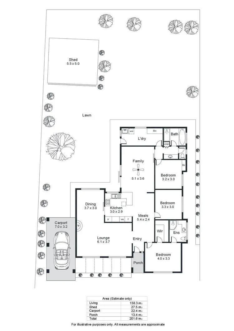 Floorplan of Homely house listing, 10 Simpson Avenue, Encounter Bay SA 5211