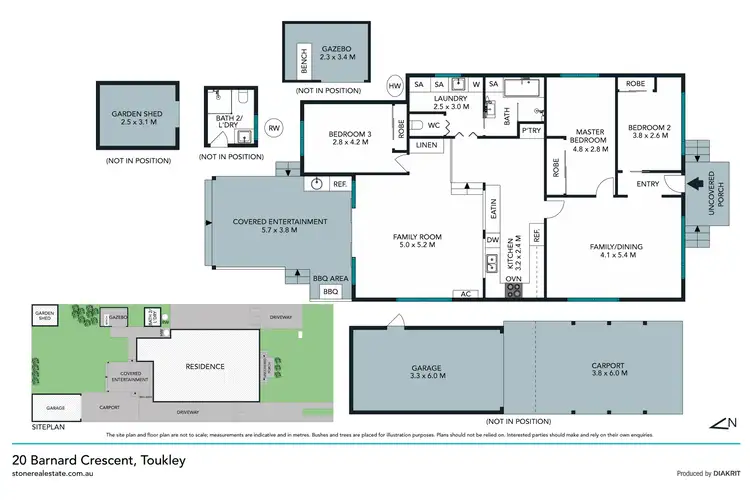 Floorplan of Homely house listing, 20 Barnard Crescent, Toukley NSW 2263