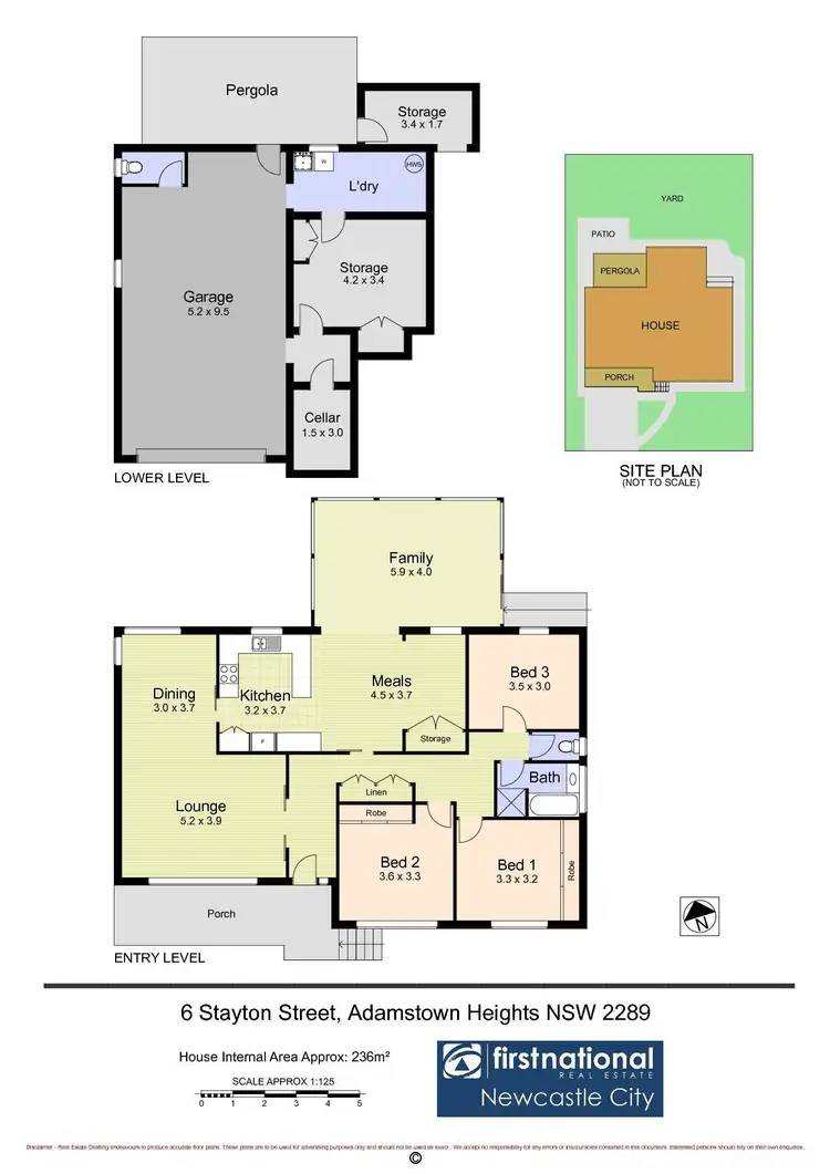 Floorplan of Homely house listing, 6 Stayton Street, Adamstown Heights NSW 2289