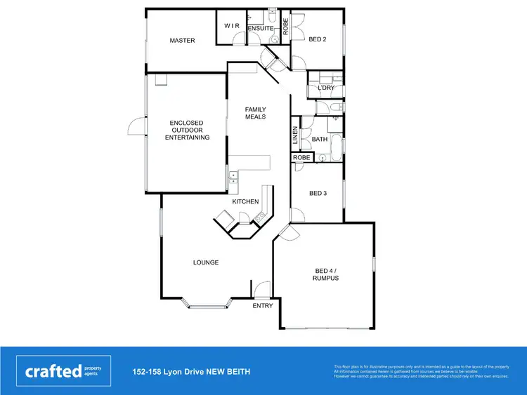 Floorplan of Homely house listing, 152-158 Lyon Drive, New Beith QLD 4124