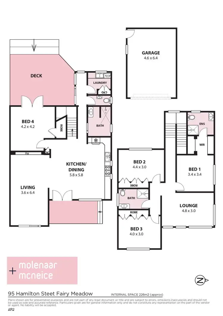 Floorplan of Homely house listing, 95 Hamilton Street, Fairy Meadow NSW 2519