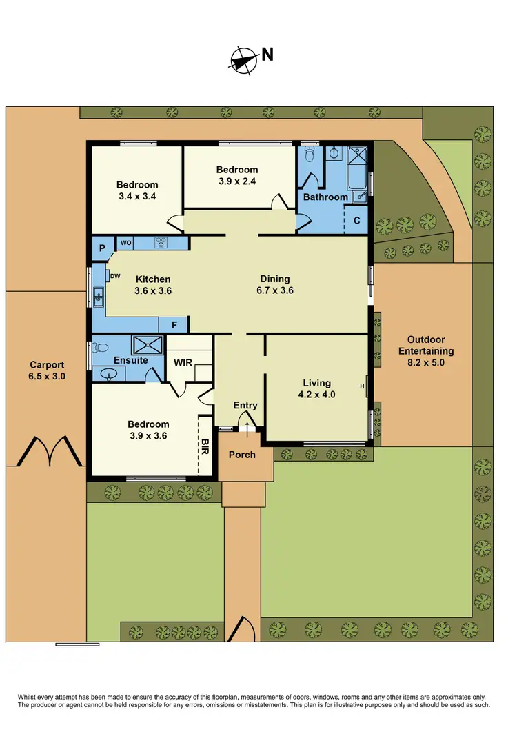 Floorplan of Homely house listing, 22 Greene Street, South Kingsville VIC 3015