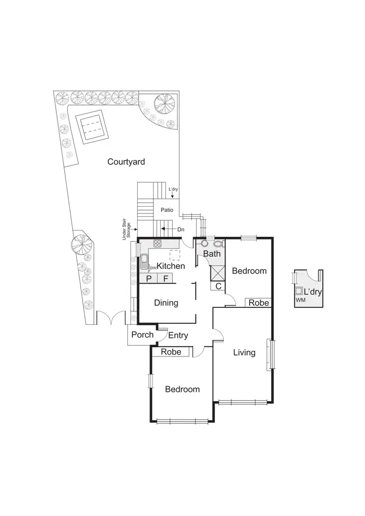 Floorplan of Homely apartment listing, 4/27a Foam Street, Elwood VIC 3184