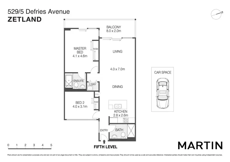 Floorplan of Homely apartment listing, 529/5 Defries Avenue, Zetland NSW 2017
