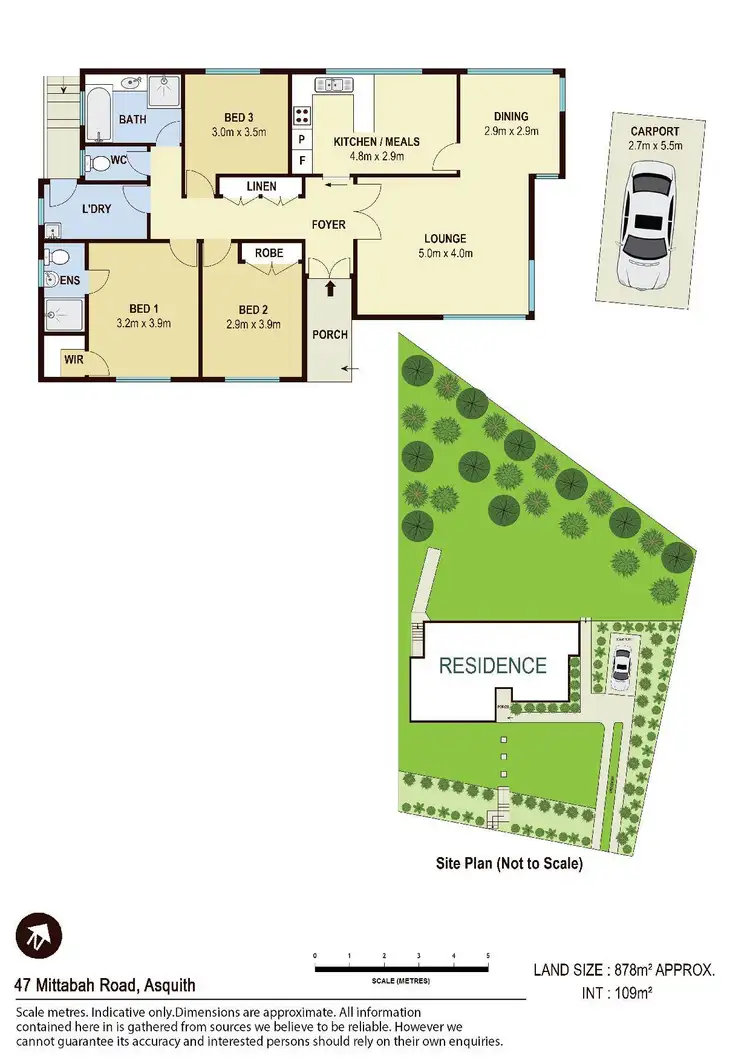 Floorplan of Homely house listing, 47 Mittabah Road, Asquith NSW 2077