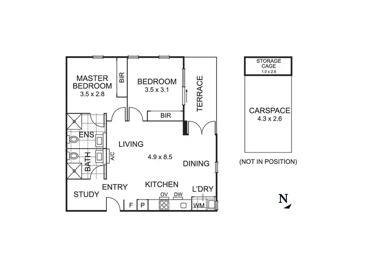 Floorplan of Homely apartment listing, 103/21 Queen Street, Blackburn VIC 3130