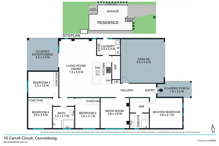 Floorplan of Homely house listing, 10 Carroll Circuit, Cooranbong NSW 2265