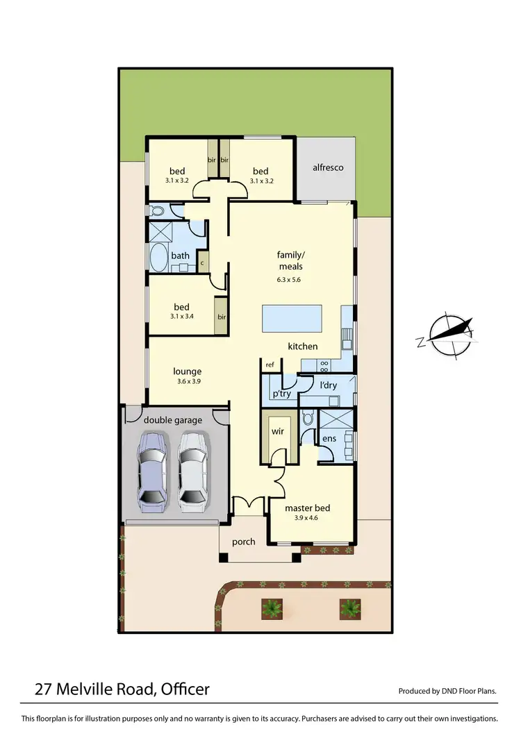 Floorplan of Homely house listing, 27 Melville Road, Officer VIC 3809