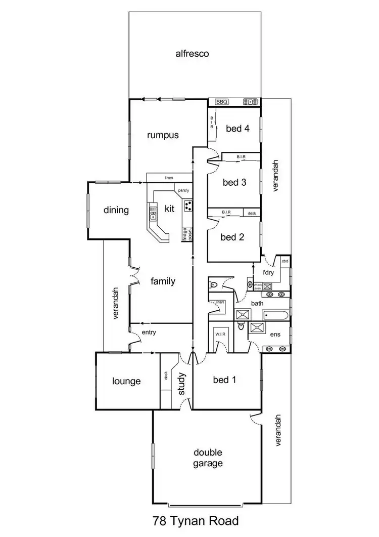 Floorplan of Homely house listing, 78 Tynan Road, Table Top NSW 2640