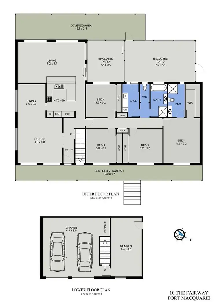 Floorplan of Homely house listing, 10 The Fairway, Port Macquarie NSW 2444