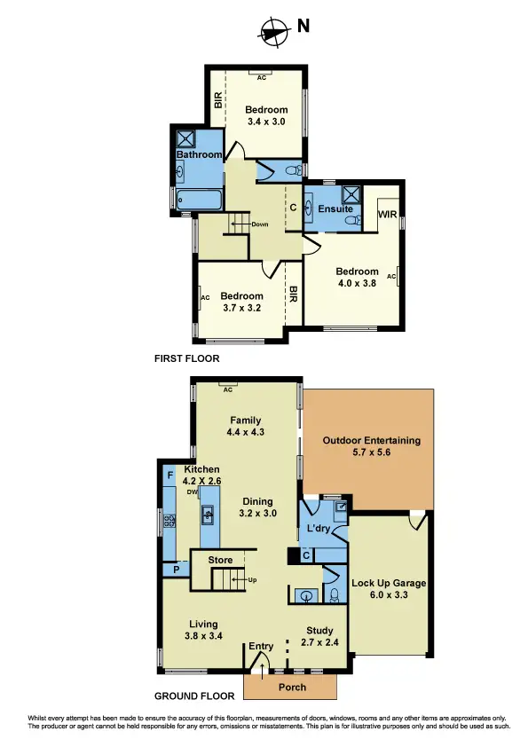 Floorplan of Homely townhouse listing, 1/9 McLean Street, Albion VIC 3020