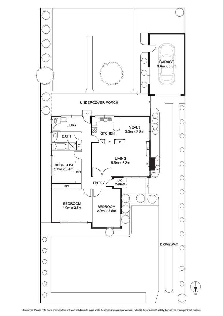 Floorplan of Homely house listing, 15 The Fairway, Kingsbury VIC 3083