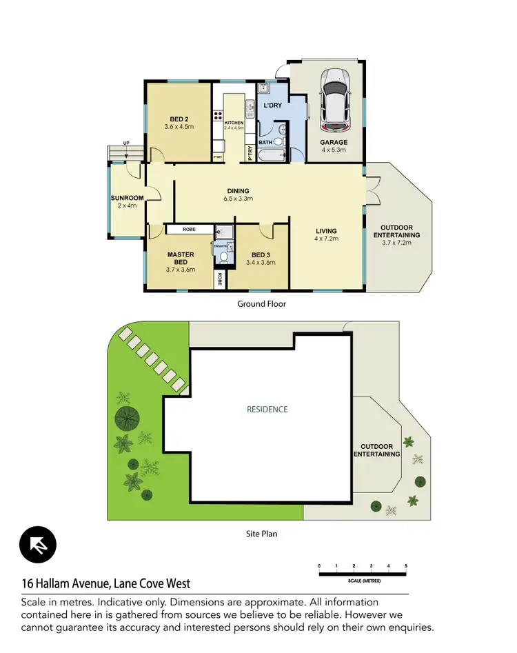 Floorplan of Homely house listing, 16 Hallam Avenue, Lane Cove NSW 2066