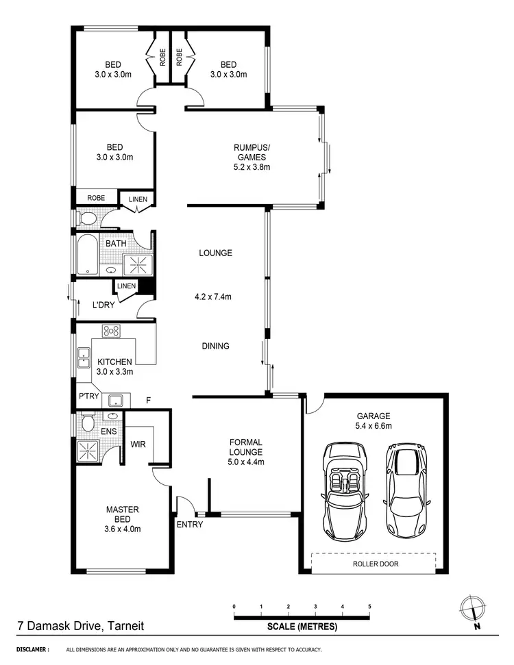 Floorplan of Homely house listing, 7 Damask Drive, Tarneit VIC 3029