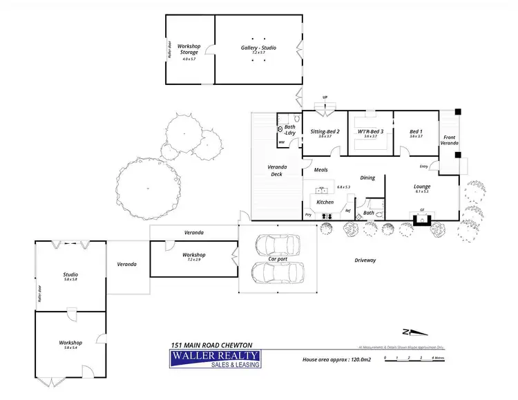 Floorplan of Homely house listing, 151 Main Road, Chewton VIC 3451