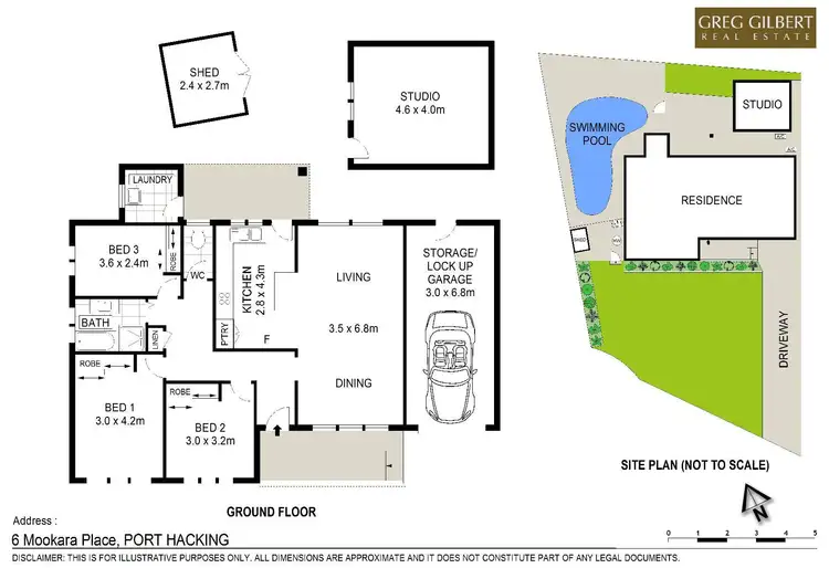 Floorplan of Homely house listing, 6 Mookara Place, Lilli Pilli NSW 2229