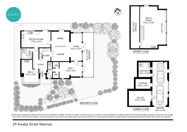 Floorplan of Homely house listing, 29 Awaba Street, Mosman NSW 2088