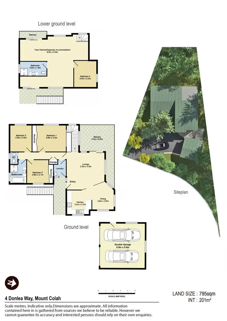 Floorplan of Homely house listing, 4 Donlea Way, Mount Colah NSW 2079