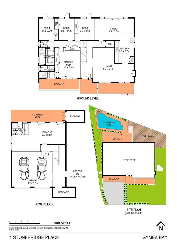 Floorplan of Homely house listing, 1 Stonebridge Place, Gymea Bay NSW 2227