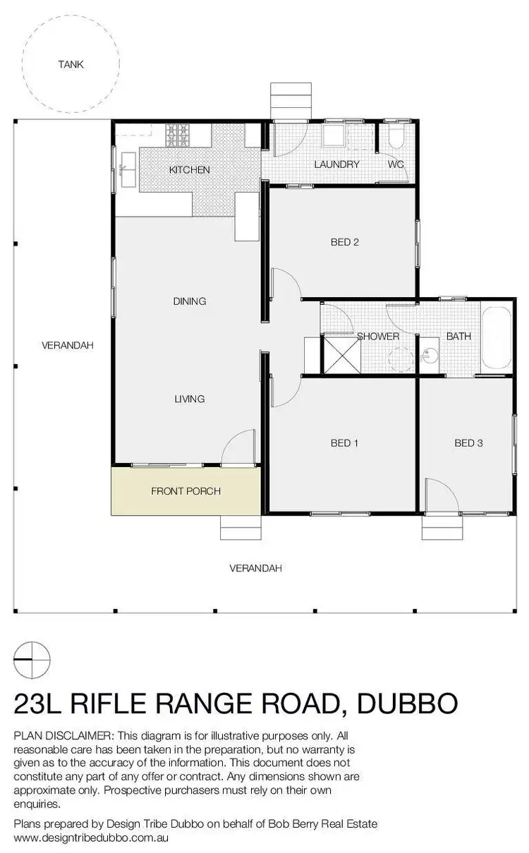 Floorplan of Homely rural property listing, 23L Rifle Range Road, Dubbo NSW 2830