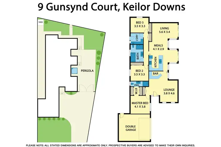 Floorplan of Homely house listing, 9 Gunsynd Court, Keilor Downs VIC 3038