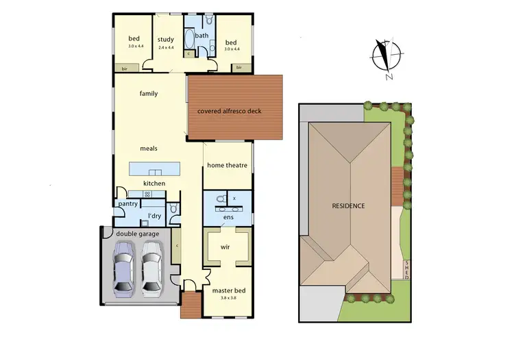Floorplan of Homely house listing, 37 Summerhill Boulevard, Drouin VIC 3818