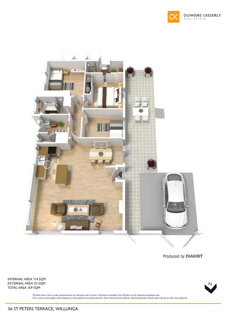 Floorplan of Homely house listing, 36 St Peters Terrace, Willunga SA 5172