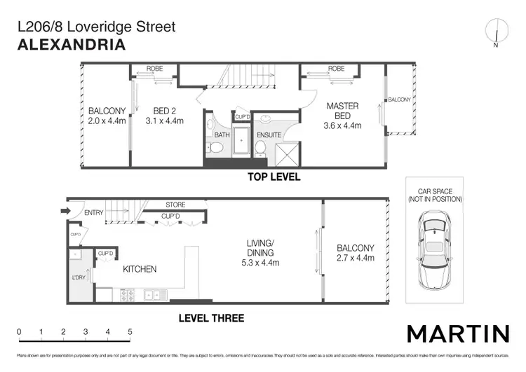 Floorplan of Homely apartment listing, L206/8 Loveridge Street, Alexandria NSW 2015
