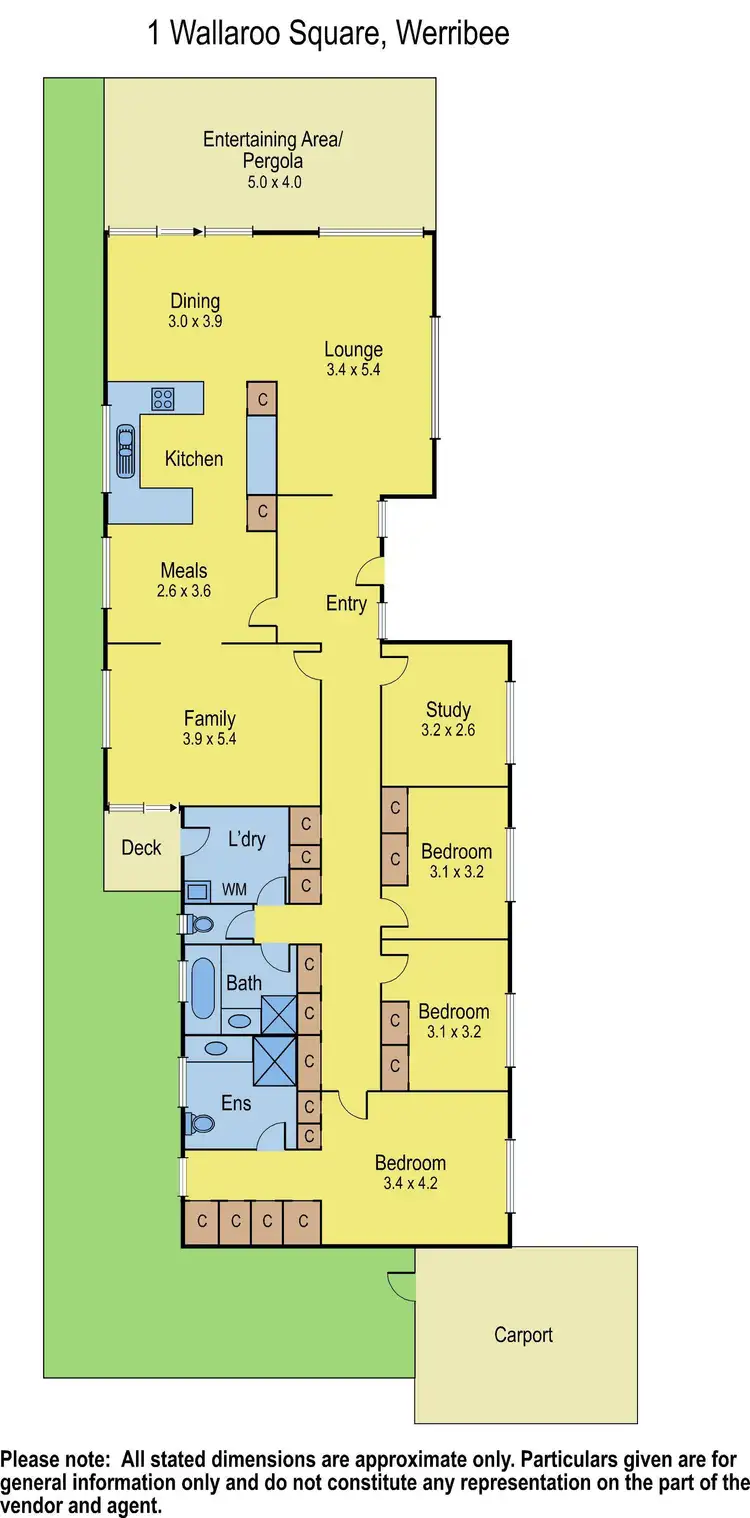 Floorplan of Homely house listing, 1 Wallaroo Square, Werribee VIC 3030