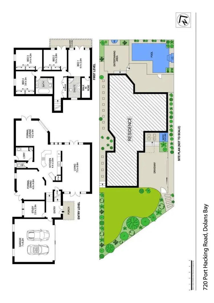 Floorplan of Homely house listing, 720 Port Hacking Road, Dolans Bay NSW 2229