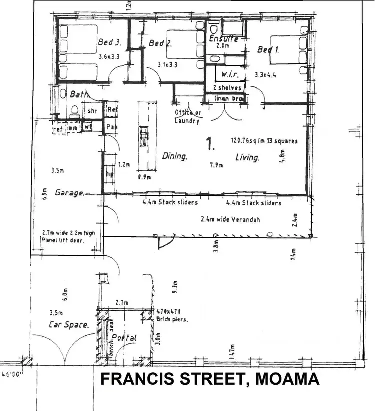 Floorplan of Homely townhouse listing, 2/27 Blair Street, Moama NSW 2731