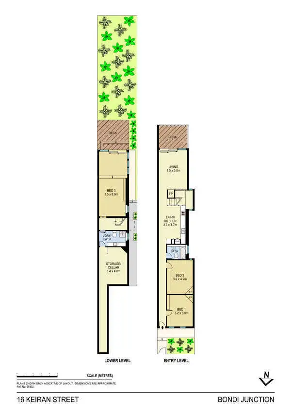 Floorplan of Homely house listing, 16 Keiran Street, Bondi Junction NSW 2022