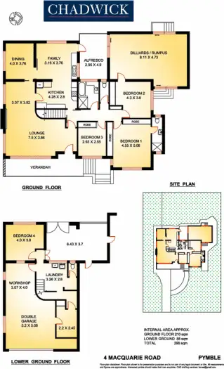 Floorplan of Homely house listing, 4 Macquarie Road, Pymble NSW 2073