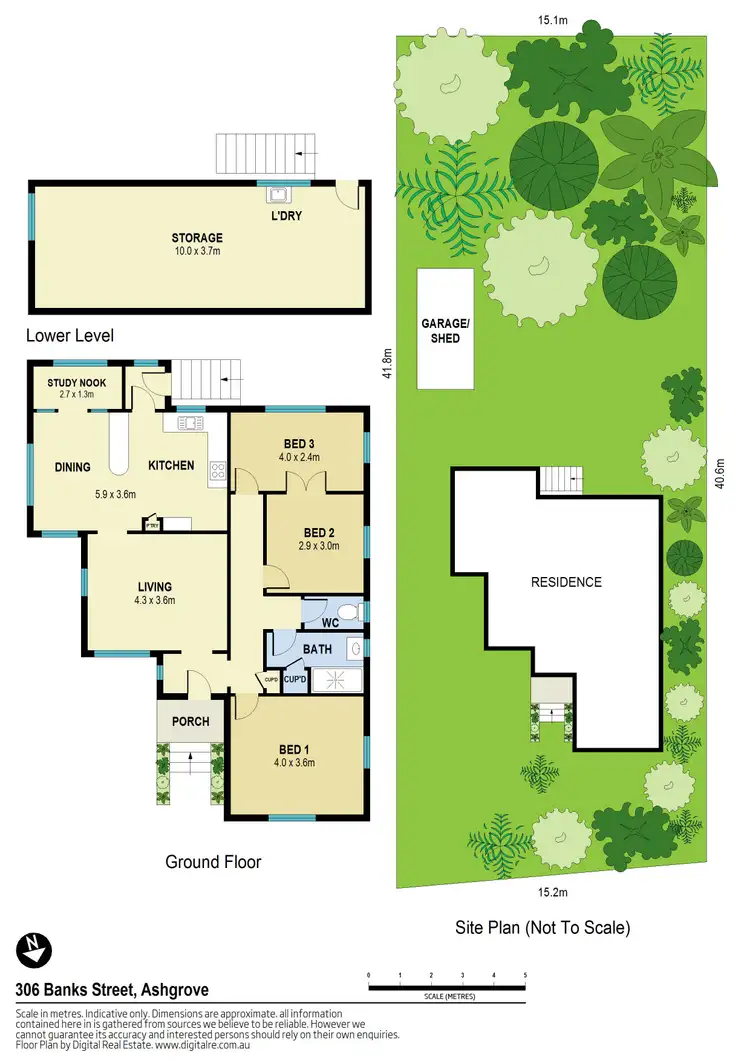 Floorplan of Homely house listing, 306 Banks Street, Ashgrove QLD 4060